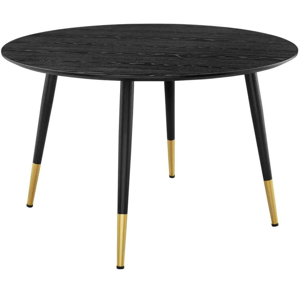 Iron Legs Round Dining Table