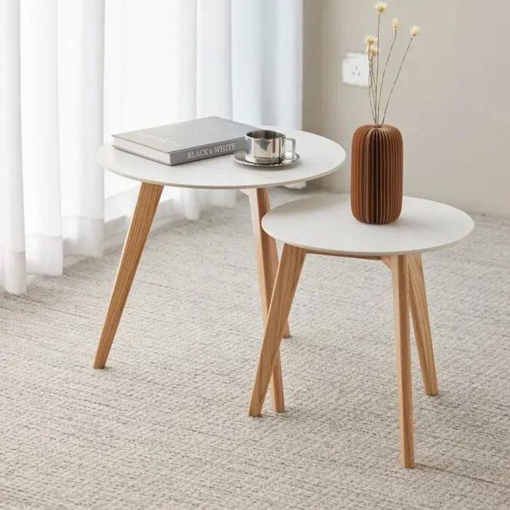 Modern Three-Leg Round Coffee Table